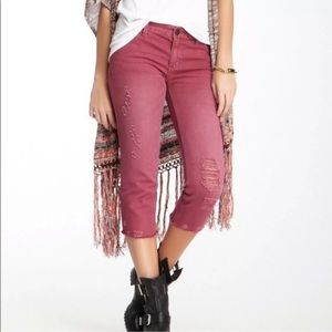 *NWT* FREE PEOPLE SUPER CROP SKINNY JEANS